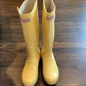 Hunter Tall Yellow Boots
